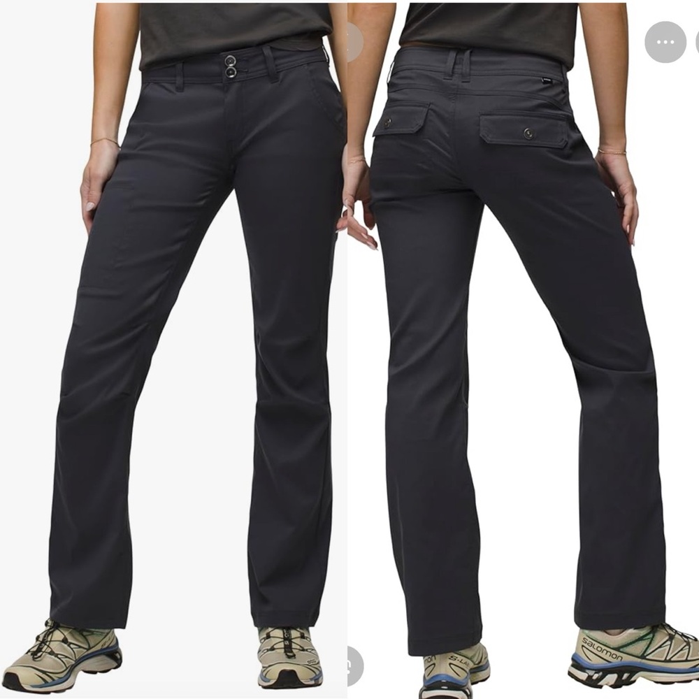 Prana Halle Straight‎ Women’s Pant Convertible size 10 Regular inseam